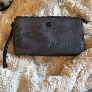 Lululemon Double Zip Wallet Camo